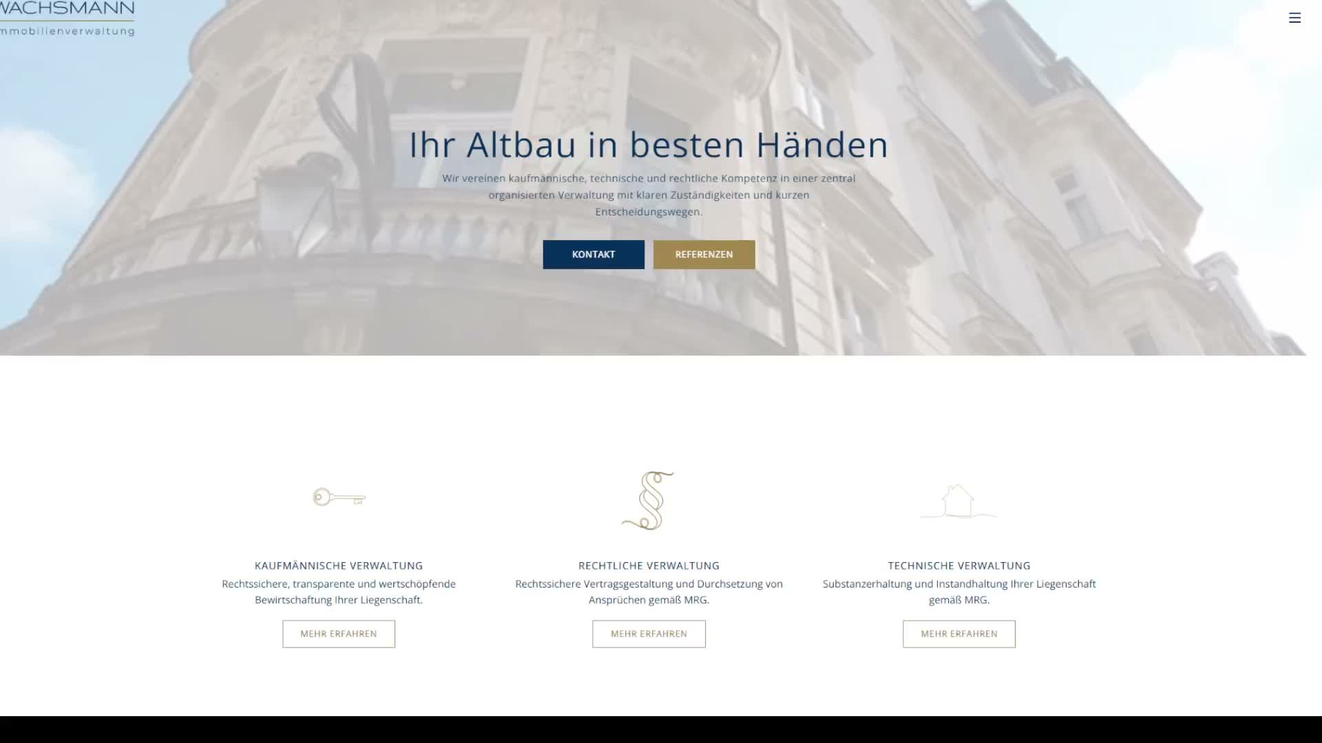 Immobilienverwaltung Webdesign